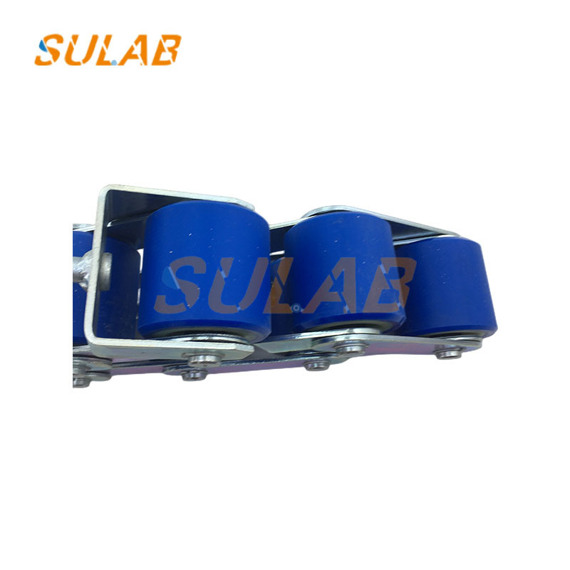 Hyundai Escalator Reversing Bearing Handrail Belt Pressure Chain Pitch 80 60 X 556202 9 Rollers