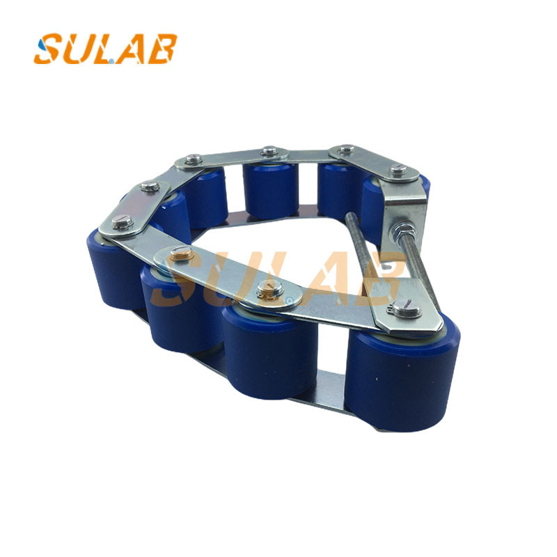Hyundai Escalator Reversing Bearing Handrail Belt Pressure Chain Pitch 80 60 X 556202 9 Rollers