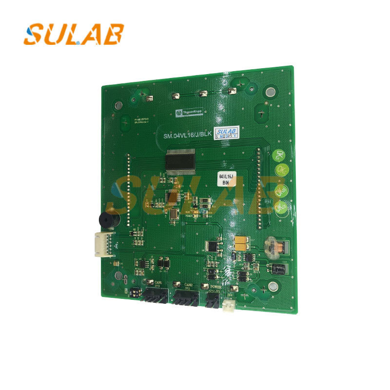 Thyssenkrupp TKE Elevator Car LCD Display Panel PCB Board SM.04VL16/J/BLK