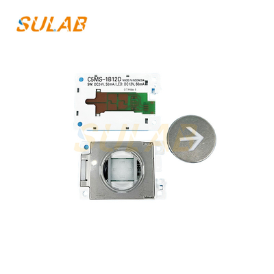 دکمه فشار آسانسور Mitsubishi کیفیت خوب دکمه COP LOP C5MS-1W12DN 1B12D 1PW12DN