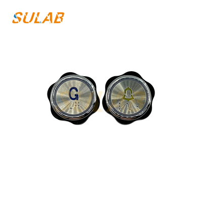 لوازم جانبی آسانسور نابینا JA-19 دکمه نقطه جایگزین 32mm 33mm همه شامل آبی نور قرمز سفید نارنجی