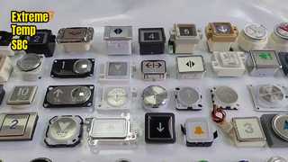 نگاهی دقیق تر: دکمه آسانسور هیوندای A4N135161 با نشانگر LED برای فشار تماس هال و خودرو