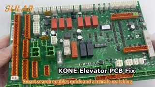 KONE KM51070314G11 LCECCBN2e آسانسور اتومبیل برد مدار چاپی بالای صفحه کنترل سقف اتومبیل تعویض برد مدار مدار