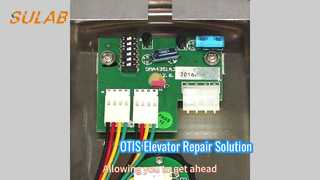 ایستگاه تماس سالن آسانسور OTIS با صفحه نمایش LED و دکمه های فشاری برای کنترل تماس طبقه یدکی XA