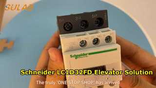 کنتاکتور برق سه قطبی اشنایدر LC1D32FD 32A 110VDC کویل 1NO+1NC Aux For Elevator Control Cabinet S