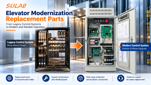 آخرین اخبار شرکت درباره Elevator Modernization & Replacement Parts | SULAB