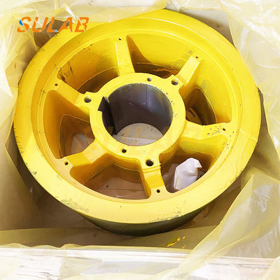 Xinda Elevator Controller Part Traction Pulley Deflector Sheave Rope Wheel WTYF250 Lift Wheel For Elevator Traction Machine