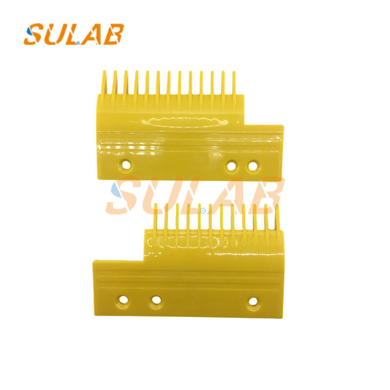 Hyundai Escalator Spare Parts Yellow Plastic Comb Plate S655B6