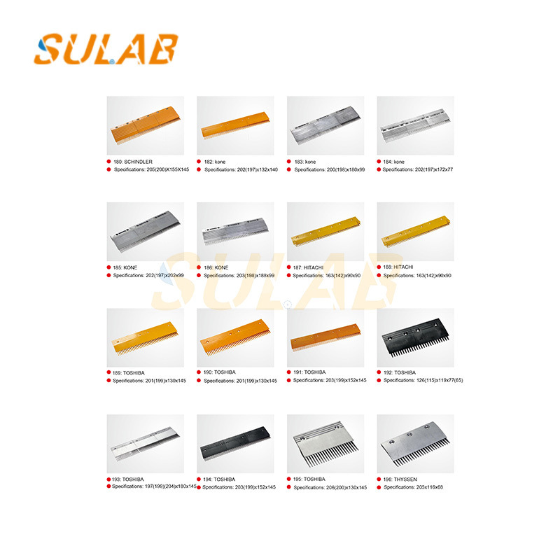 Otis Comb Plate GAA453BM XAA453CD 23 24 Teeth Universal Missing Teeth Aluminum Alloy Escalator Safety Component
