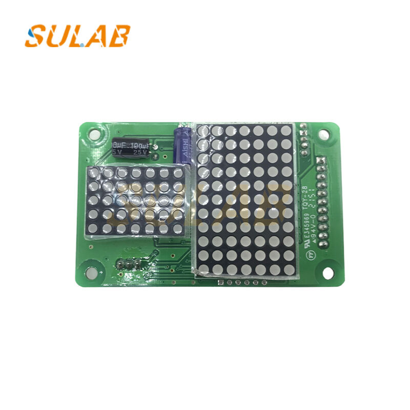 BST A3N33166 Elevator Landing Operation Panel LOP Display Board with Dot Matrix LED Display Microprocessor Control and Bidirectional Communication
