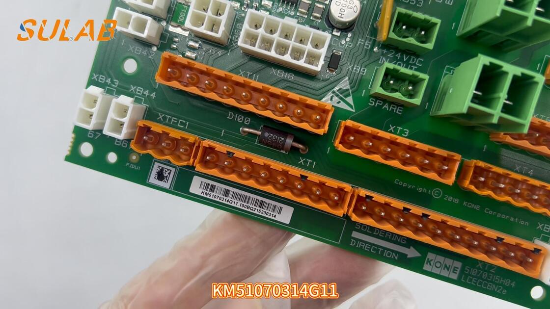 KONE KM51070314G11 LCECCBN2e Elevator PCB Board Car Roof Control Panel with Car Top Maintenance Operation
