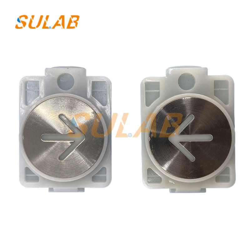 MITSUBISHI Elevator 35mm Stainless Steel Face Push Button DC24V LED For Car Hall Call Spare Part DA482 MTD482A