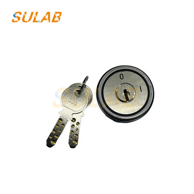 کلید سوئیچ آسانسور الکترومغناطیسی با کلید و نصب روی پنل برای قفل ایمن ایستگاه پایه