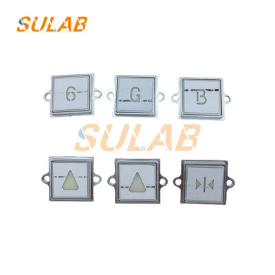 KONE 863223H03 دکمه آسانسور شیل فولاد ضد زنگ با نور شاخص LED و سطح قابل تنظیم