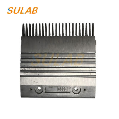 KONE KM5002052H01 صفحه شانه ای آلیاژ آلومینیوم برای پیاده رو متحرک E3X، اتصال ایمن انتقال، مقاوم در برابر خوردگی، محافظ ضد گیر کردن اشیاء خارجی