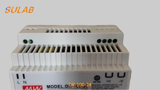 منبع تغذیه سوئیچینگ ریل دین Mean Well برای آسانسور کنترل صنعتی خروجی DC 24 ولت قطعه یدکی DR-100-24